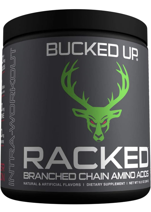 bucked up amino acids supplement, racked bcaa, deer antler velvet, the grind amino acids supplements, essential amino acids, watermelon flavor, best BCAAs for muscle recovery & endurance, bcaa powder, best amino acid supplement, eaa vs bcaa, eaas vs bcaas, best bcaa for men, best bcaa for women, creatine vs bcaa