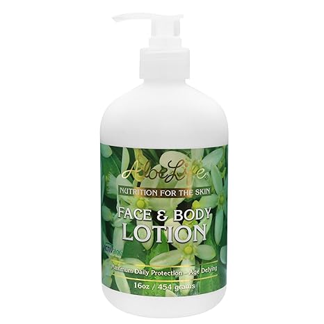 Aloe Life - Face & Body Lotion, Concentrated Formula, Hydrates Dry Skin, Contains Antioxidants, Minerals, & Herbal Extracts, Pleasant Grapefruit Scent, Safe For All Skin Types, Gluten-Free
