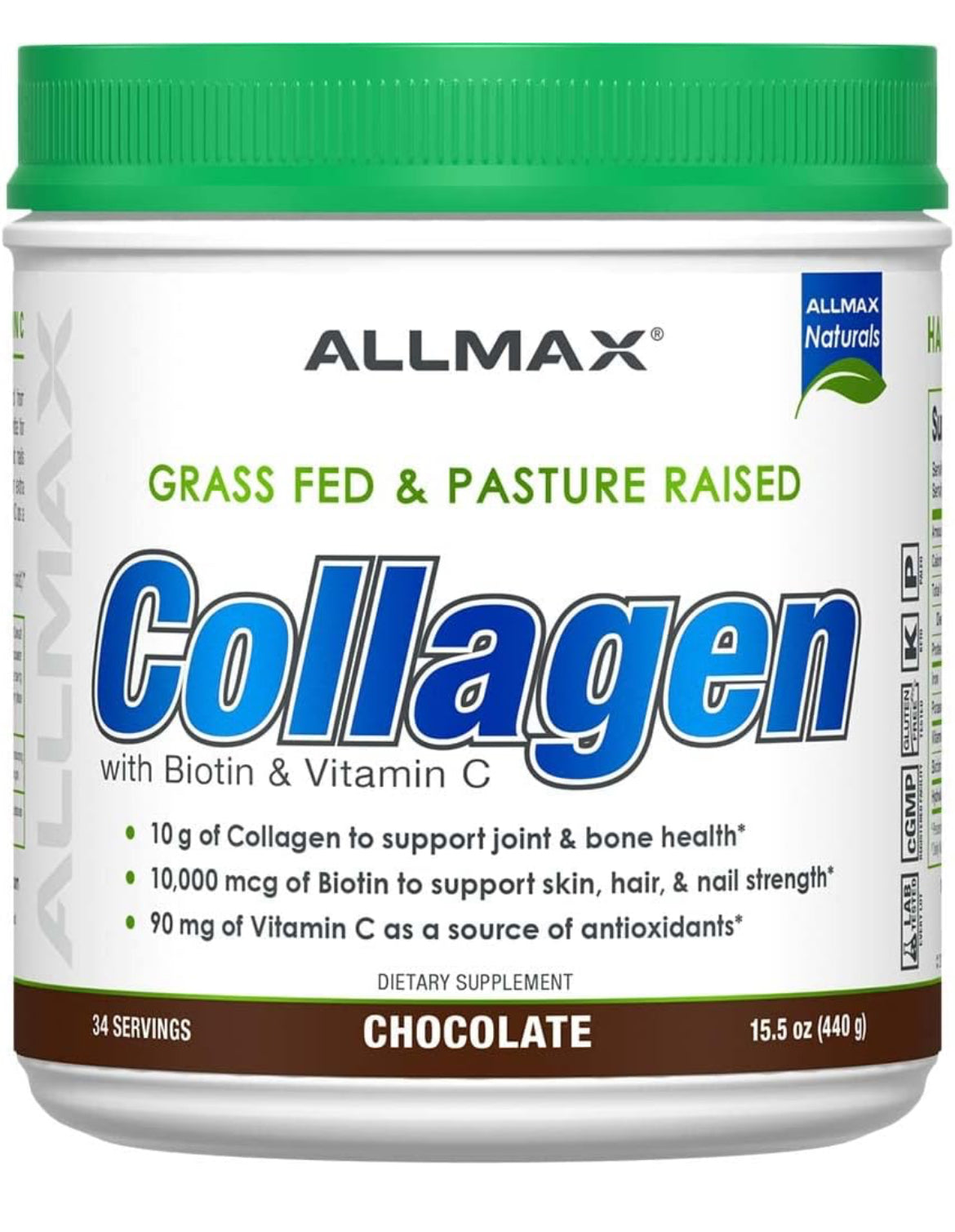 Allmax Grass Fed Collagen - Steel Suppliers