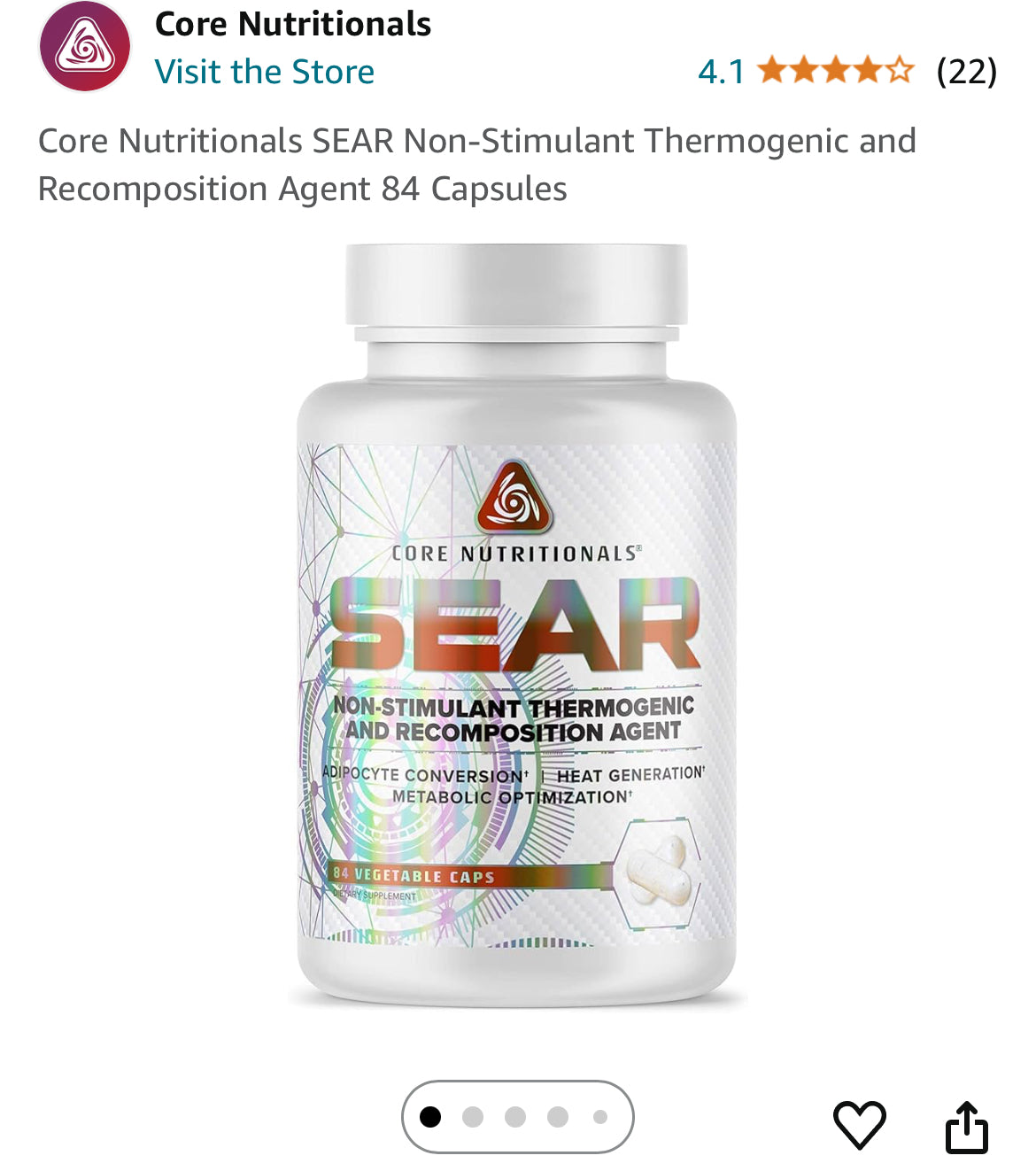 Core Nutritionals Sear