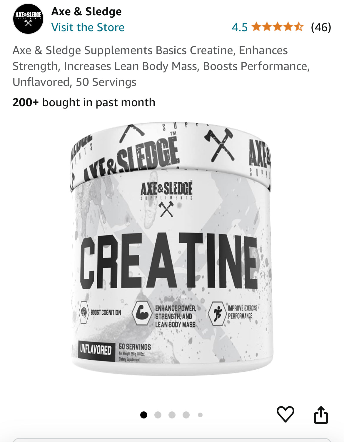 Axe & Sledge Creatine