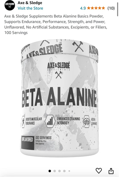 Axe & Sledge Beta Alanine