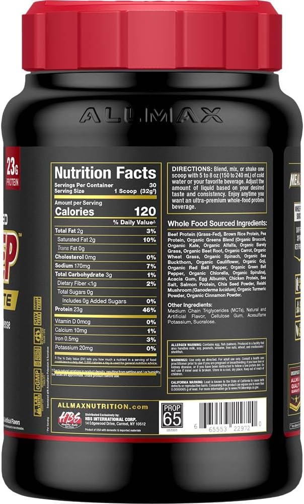 ALLMAX Nutrition MealPrep Lite Whole-Food Protein Powder
