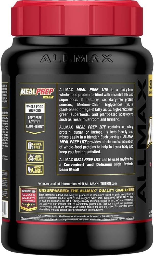 ALLMAX Nutrition MealPrep Lite Whole-Food Protein Powder