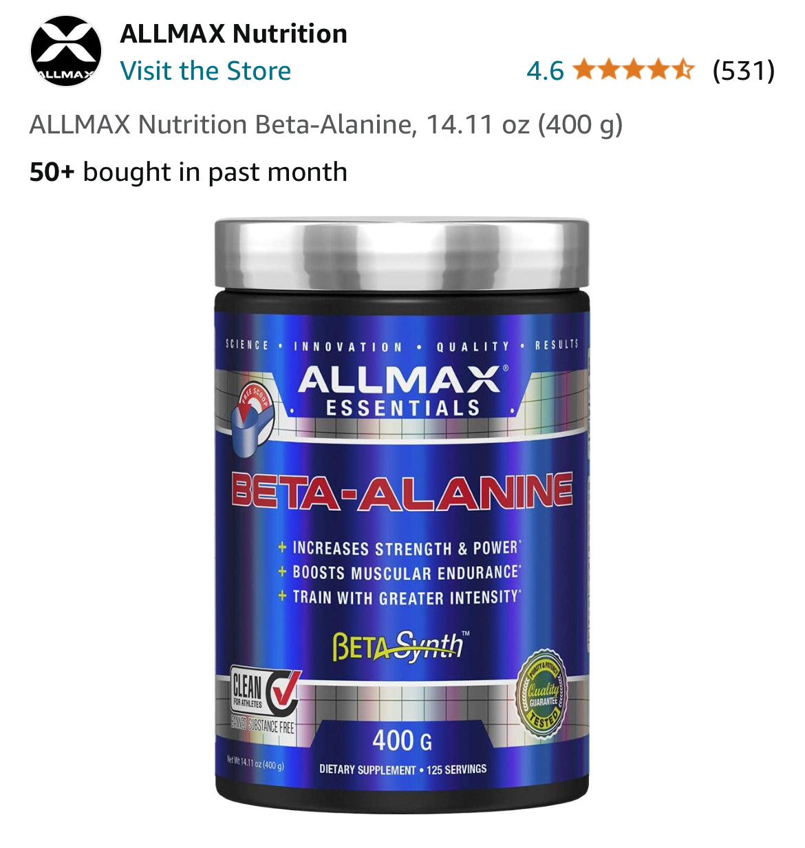 Allmax Beta Alanine