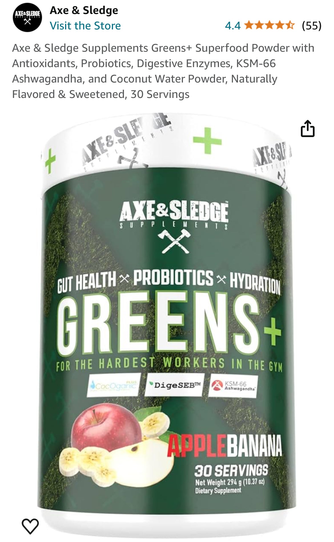 Axe & Sledge Greens+