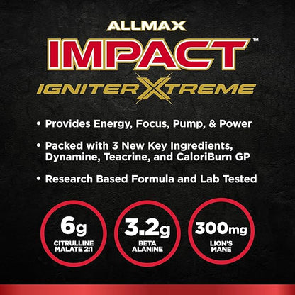 Allmax Impact Igniter Xtreme Preworkout