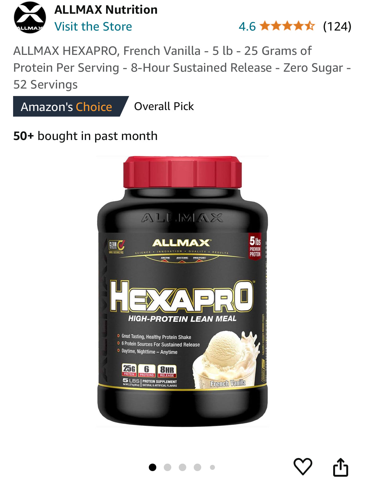 Allmax Hexapro Protein Powder