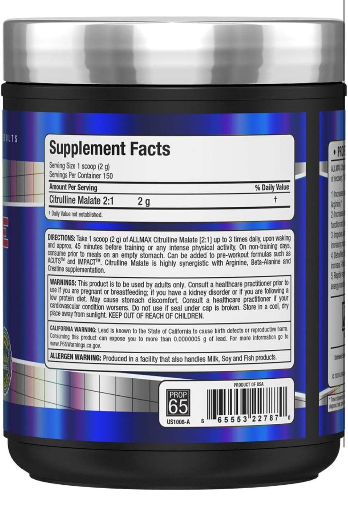 Allmax Citrulline Malate 300g