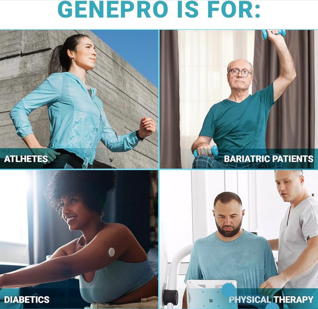 Genepro Unflavored Whey Isolate Protein Powder - Lactose-Free, Gluten-Free, & Safe for Sensitive Stomachs