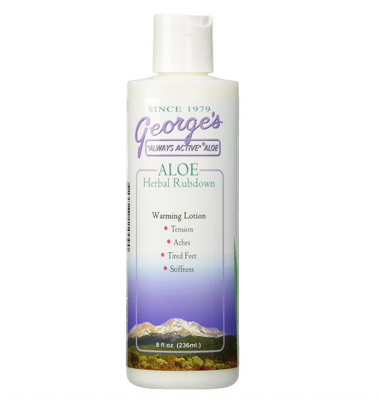 George's Aloe Vera Herbal Rubdown - 8 Fl Oz, 8 Ounce