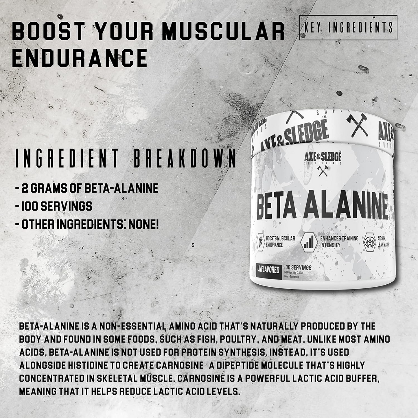 Axe & Sledge Beta Alanine