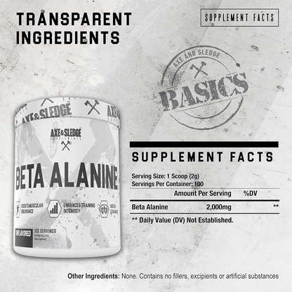 Axe & Sledge Beta Alanine